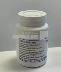 Papaverina 50 mg 20 capsule