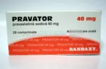 Pravator 40 mg  28 comprimate