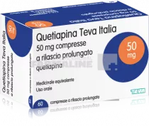 QUETIAPINA TEVA 50 mg X 60 COMPR. ELIB. PREL. 50mg TEVA PHARMACEUTICALS