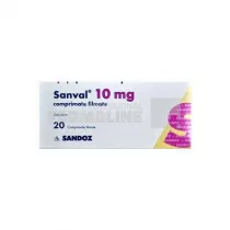 SANVAL R 10 mg x 10 COMPR. FILM. 10mg LEK PHARMACEUTICALS - SANDOZ
