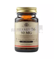Solgar Vitamina B6 50 mg 100 tablete