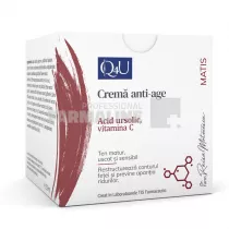 Tis Q4U Crema anti-age cu Vitamina C si Acid Ursolic 50 ml