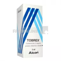 TOBREX 2 X 3 mg/ml X 1 PICATURI OFT.-SOL. 3mg/ml NOVARTIS PHARMA GMBH - ALCON