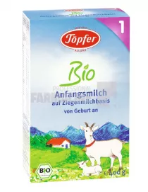 Topfer Bio 1 Lapte de capra 0+ luni 400 g