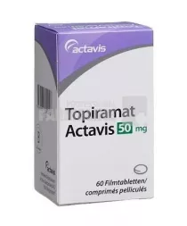 TOPIRAMAT ACTAVIS 50 mg x 60 COMPR. FILM. 50mg ACTAVIS S.R.L.