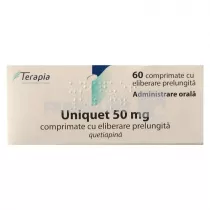 UNIQUET 50 mg X 60 comprimate