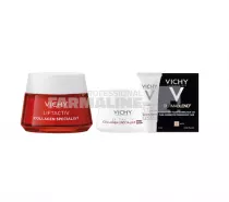 Vichy Trusa Xmas 2023 Liftactiv Collagen Specialist Crema de zi pentru toate tipurile de ten 50 ml +  Liftactiv Collagen Specialist Crema de noapte 15 ml