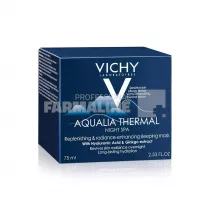 Vichy Aqualia Thermal Spa de noapte gel-crema hranitor cu efect anti-oboseala 75 ml
