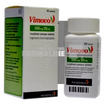 VIMOVO 500 mg/20 mg x 60 COMPR. ELIB. MODIF. 500 mg/20 mg ASTRA ZENECA AB