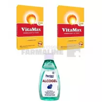 Vitamax Q10 15 capsule 1+1 40% din al II-lea + Alcogel