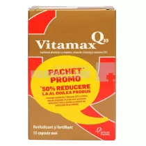 Vitamax Q10 15 capsule 1 + 1 50% din al II-lea