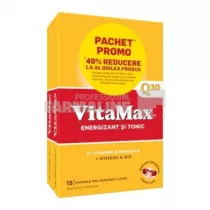 Vitamax Q10 15 capsule 1+1 40% din al II-lea