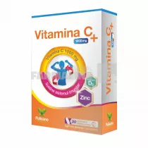 Vitamina C 1000 mg + Zinc si Vitamina D3 30 comprimate