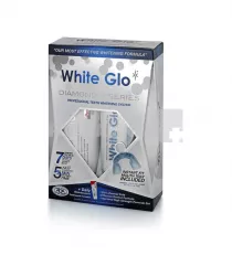 White Glo Diamond Series Whitening Kit Gel pentru albire 50 ml + Pasta de dinti 100 ml + Gutiera