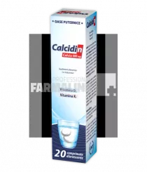 Calcidin + Vitamina D3 + Vitamina K 20 comprimate efervescente