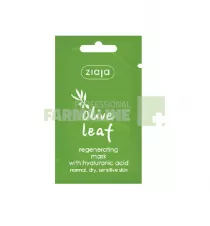 Ziaja Olive Leaf Masca regeneranta cu acid hialuronic pentru ten normal si sensibil 7 ml