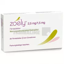 ZOELY 2,5 mg/1,5 mg X 28