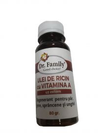 Dr Family Ulei De Ricin Cu Vitamina A 80 G Pret 10 57 Lei
