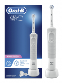Oral B Periuta Dinti Electrica Braun Vitality D100 Sensi Ultra Thin Pret 115 80 Lei
