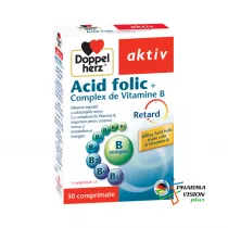AKTIV Acid Folic + Complex de Vitamine B * 30 tablete - DOPPELHERZ 