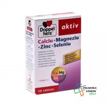 AKTIV Calciu Magneziu Zinc Seleniu * 30 tablete - DOPPELHERZ