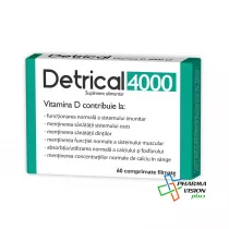 DETRICAL D3 4000UI * 60 comprimate - ZDROVIT