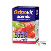 GRIPOVIT ACEROLA * 60 comprimate de supt - ZDROVIT 