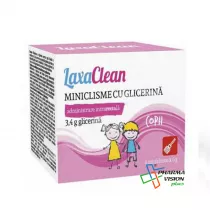 LAXACLEAN MINICLISME GLICERINA COPII * 6 doze - VIVA PHARMA