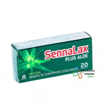SENNALAX PLUS ALOE * 20 comprimate - BIOFARM