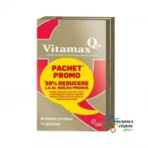 VITAMAX Q10 * 15 capsule PROMO 1+1 cu 50% reducere - OMEGA PHARMA