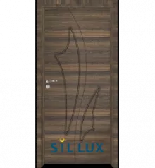 SIL LUX - usa de interior,model 3014 P, culoare E (nuc ceresc), toc reglabil 7-10 cm,dimensiune 200/60,70 sau 80 cm