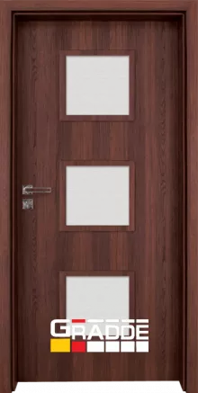 Usa interior Gradde, celulara, toc reglabil,  Bergedorf Stejar S, culoare stejar suedez, dimensiunea de 200 cm/ 65, 75 sau 85 cm
