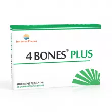 4 Bones Plus, 30 comprimate, Sun Wave Pharma 