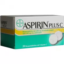 Aspirin Plus C , 20 comprimate efervescente ,Bayer