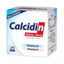 Calcidin, Calciu 1200mg, 20 plicuri, Zdrovit 