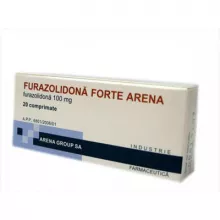 Furazolidon 100mg,20 comprimate (Arena)