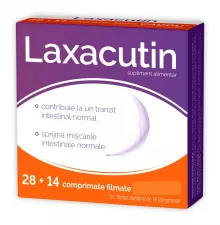 Laxacutin , 42 comprimate filmate-Zdrovit