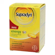 Supradyn Energy Q10 ,30 comprimate filmate