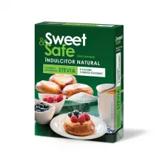 Sweet & Safe,Indulcitor natural cu extract din frunze de Stevia.350 g