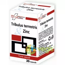 Tribulus terrestris + Zn ,30 capsule,Farmaclass