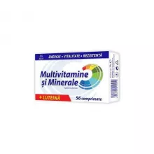  Multivitamine si minerale+Luteina , 56 comprimate , Zdrovit