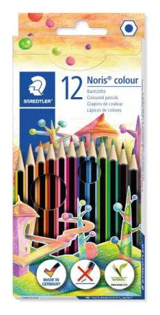 Creioane colorate Noris Club - set 12 buc