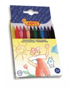 Creioane de plastic - set de 12 culori