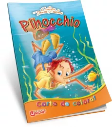 Pinocchio - Carte de colorat - A4