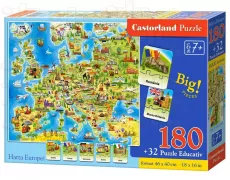 Puzzle 180 piese Harta Europei