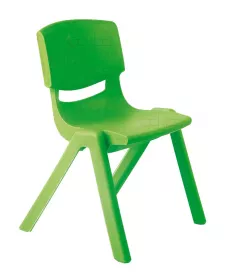 Scaun stivuibil plastic h 38 cm - verde