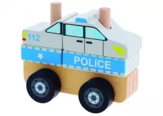 Vechicule din lemn - Masina de politie