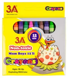 Creioane cerate 12 culori/set
