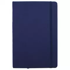 Agenda A5 ,80 file ,cu coperti rigide si elastic -albastru