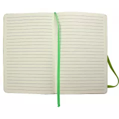 Agenda A5 ,80 file ,cu coperti rigide si elastic -verde